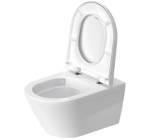 Унитаз подвесной Duravit D-Neo 45770900A1 Rimless, безободковый, сиденье микролифт, белый - duravit shop