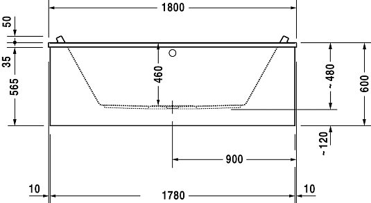 Ванна акриловая 180x80 Duravit Starck 700338 - duravit shop